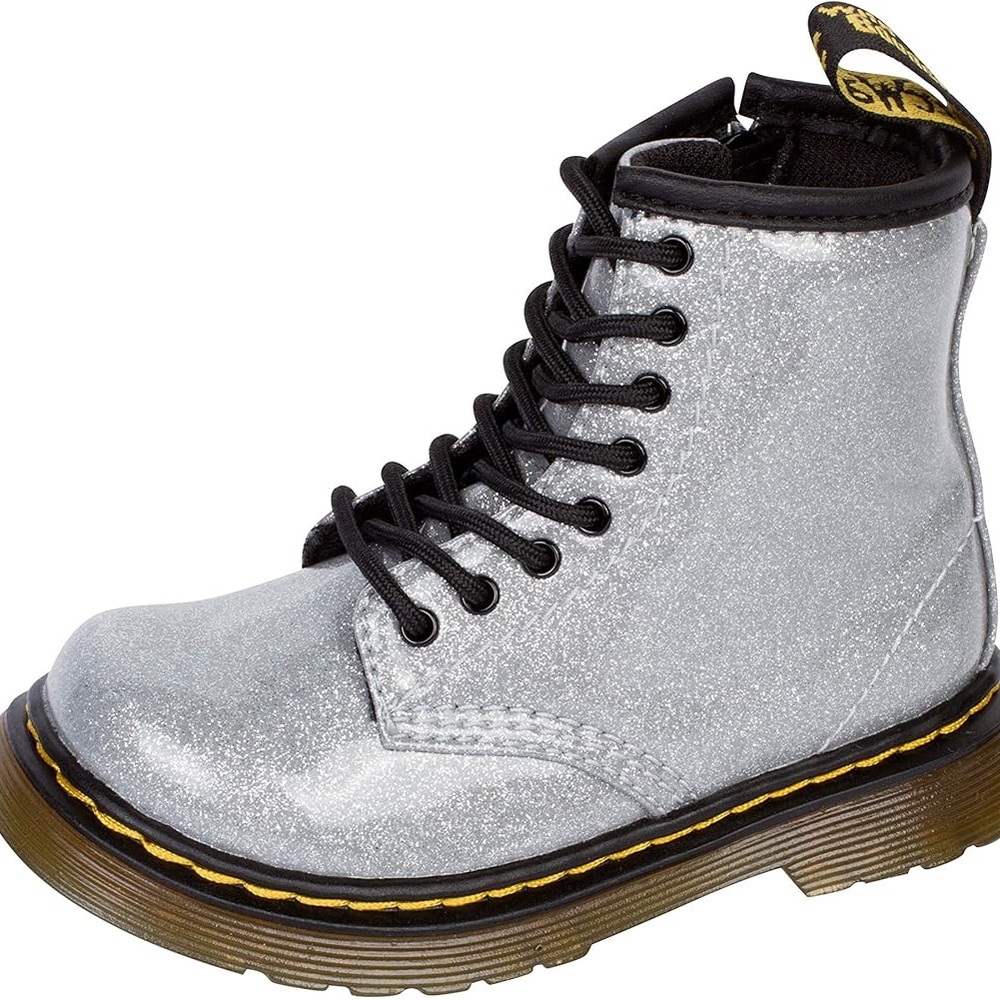 Dr. Martens Kid's Collection 1460 Patent Glitter Infant Brooklee Boots